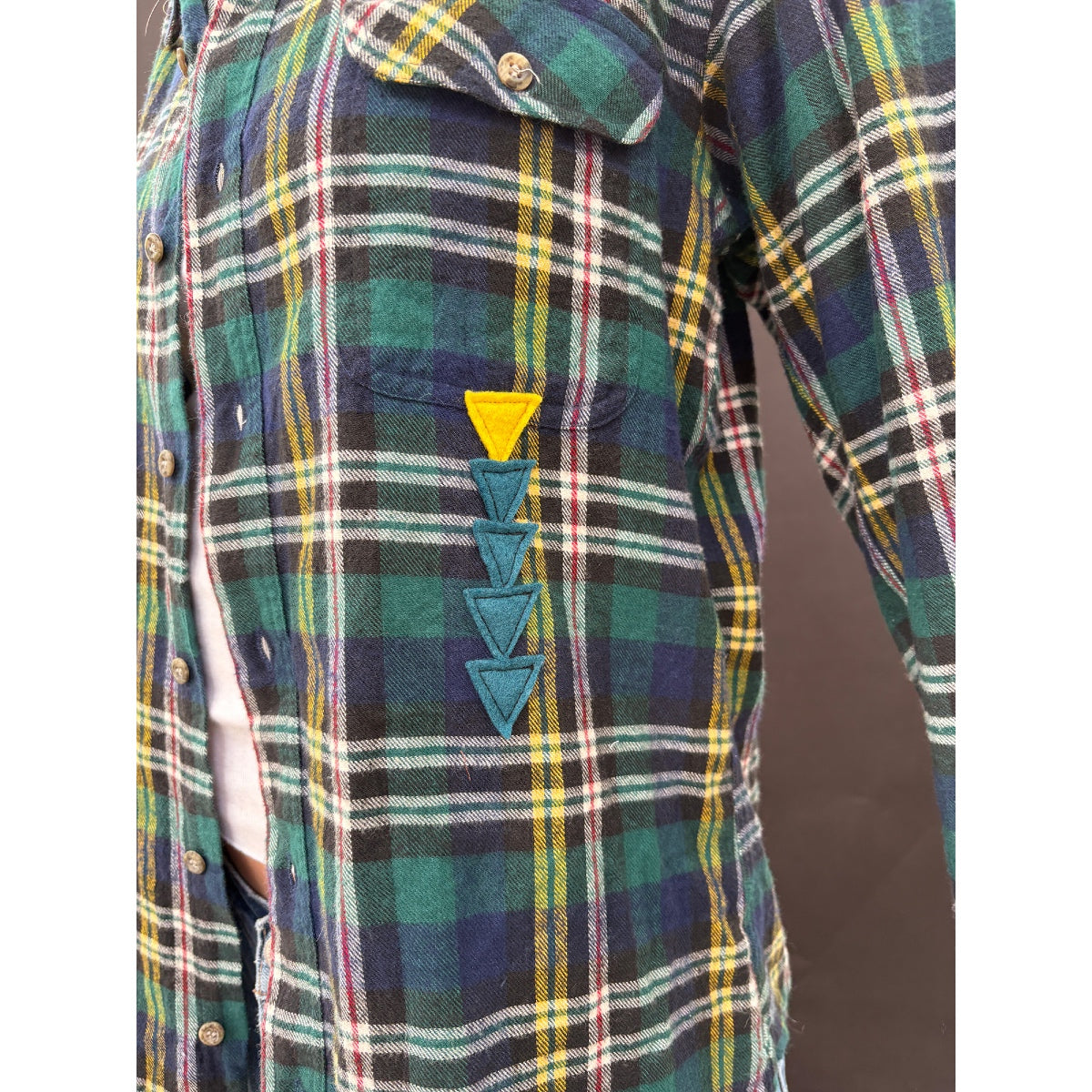 Useless Green Plaid Shirt