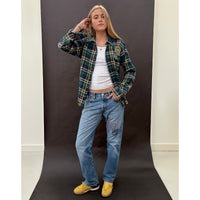 Useless Green Plaid Shirt