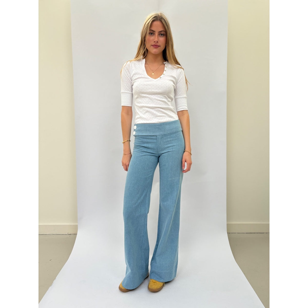 *NEW* Low Rise Trousers Light Denim