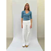 *NEW* Low Rise Trousers White