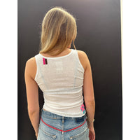 *NEW* Useless White Tank With Florals