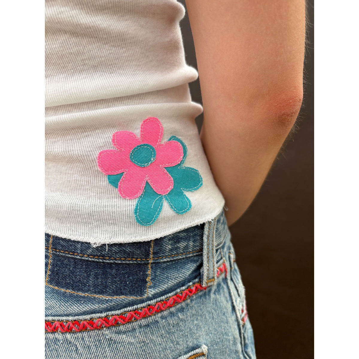 *NEW* Useless White Tank With Florals