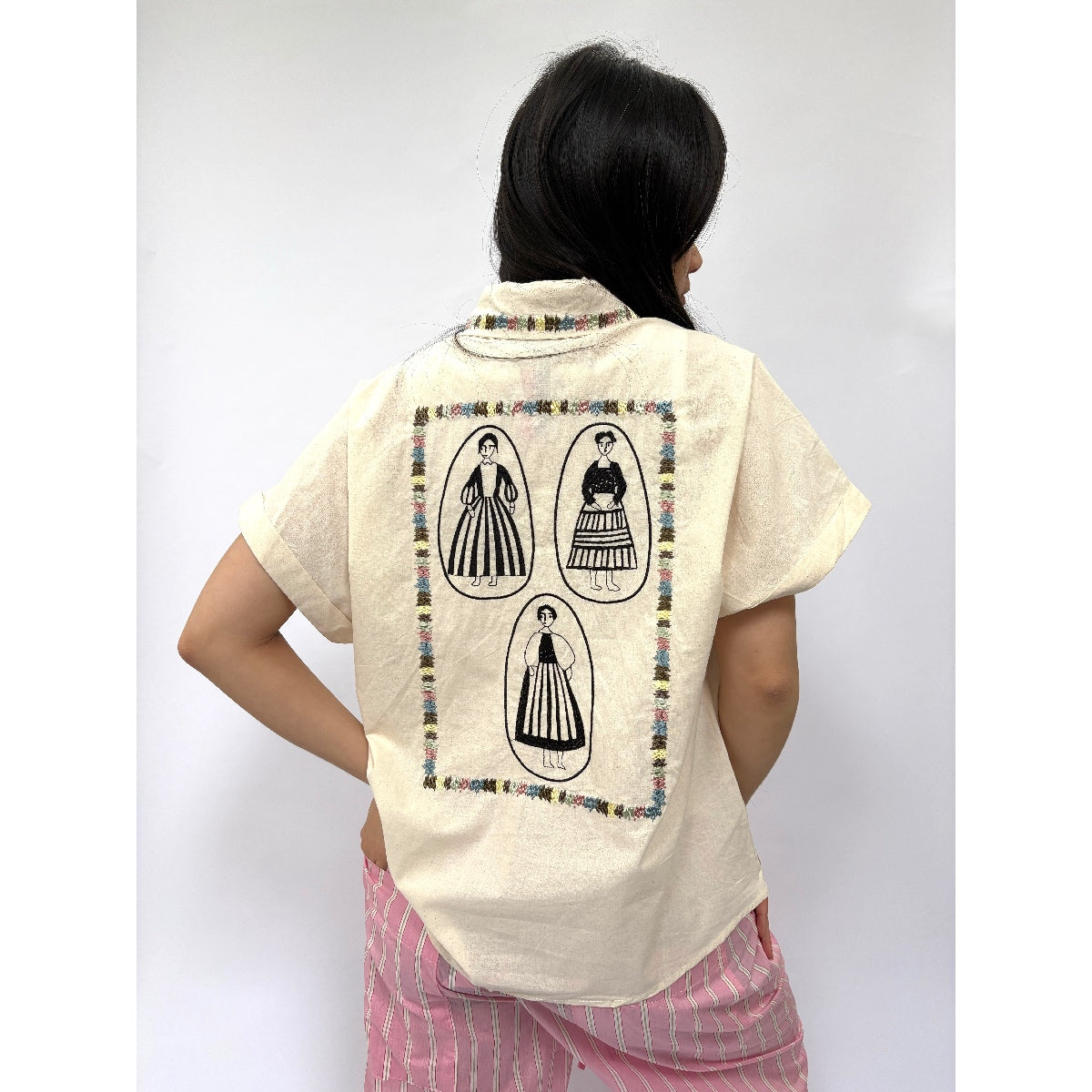 *NEW STYLE* Cameo Embroidered Shirt