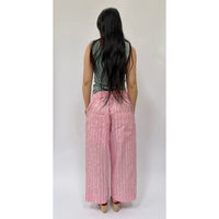 *NEW* Cotton Stripe  PJ-Style Pants Pink