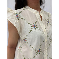 *NEW STYLE* Floral Embroidered Shirt