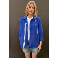 *NEW* Blue Workwear Jacket White Stripes
