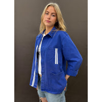 *NEW* Blue Workwear Jacket White Stripes