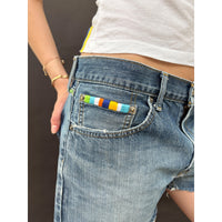 *NEW* Zig Zag Levi's Cut Offs with Satin Stitch