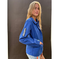 *NEW* Blue Patched Workwear Jacket