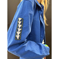 *NEW* Blue Patched Workwear Jacket