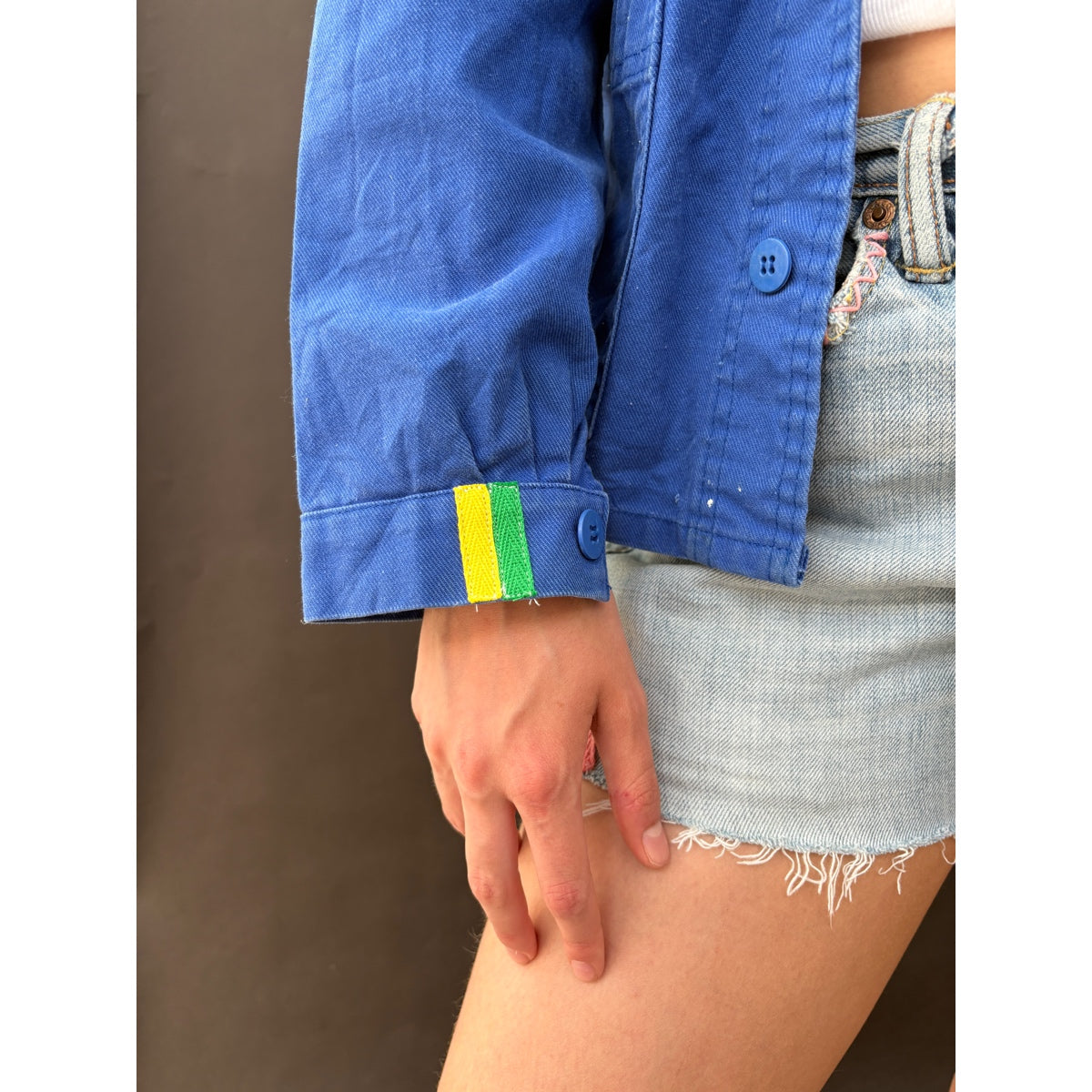 *NEW* Blue Patched Workwear Jacket