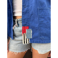 *NEW* Blue Patched Workwear Jacket