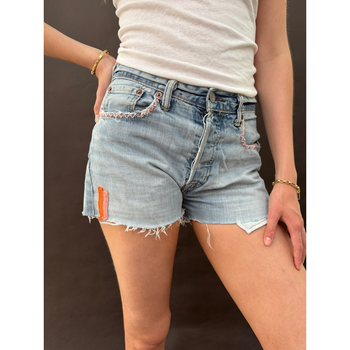 *NEW* Zig Zag Levi's Cut Offs