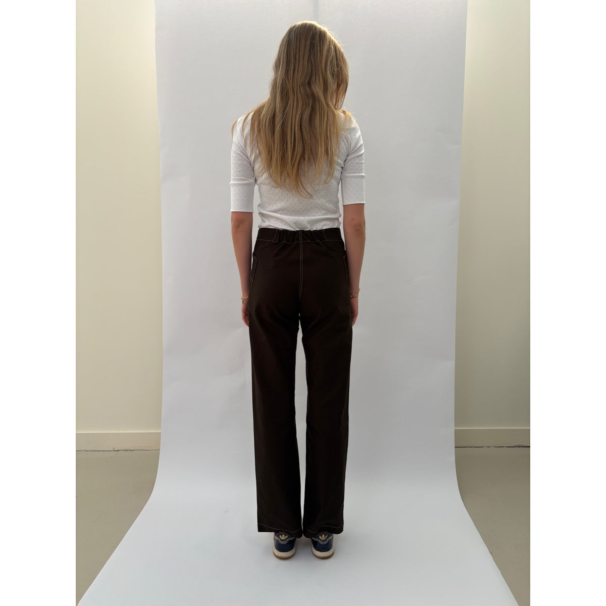 *SS26!* Topstitched Melrose Chocolate