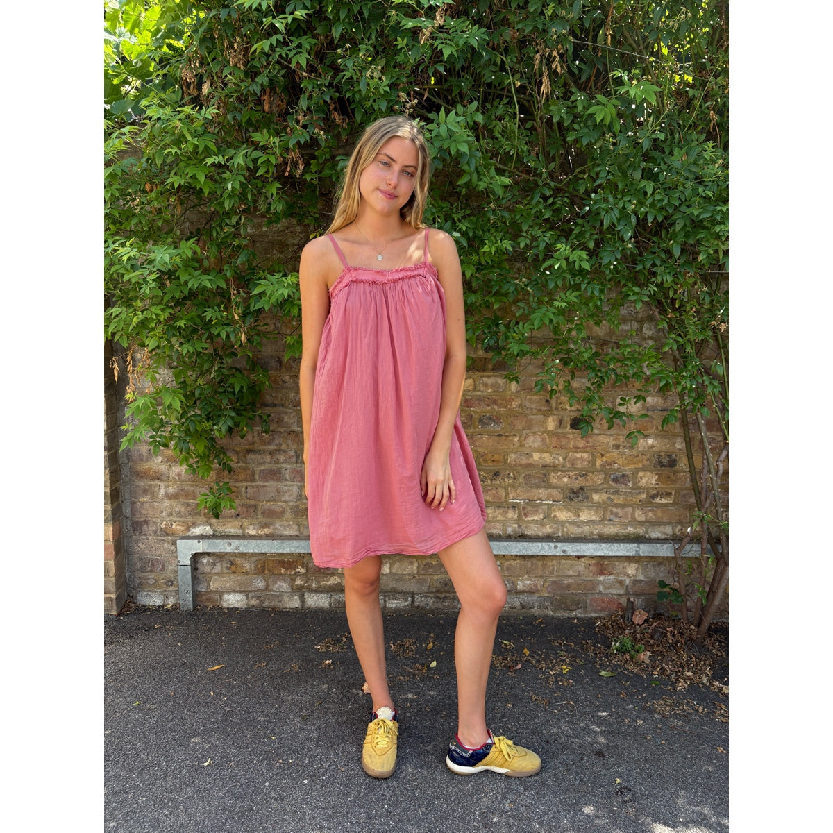 *NEW STYLE* Spaghetti Strap Mini Coral