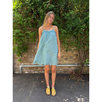 *NEW STYLE* Spaghetti Strap Mini Sky Blue