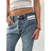 *NEW* Useless Stripe Appliquéd Levi’s Front and Back