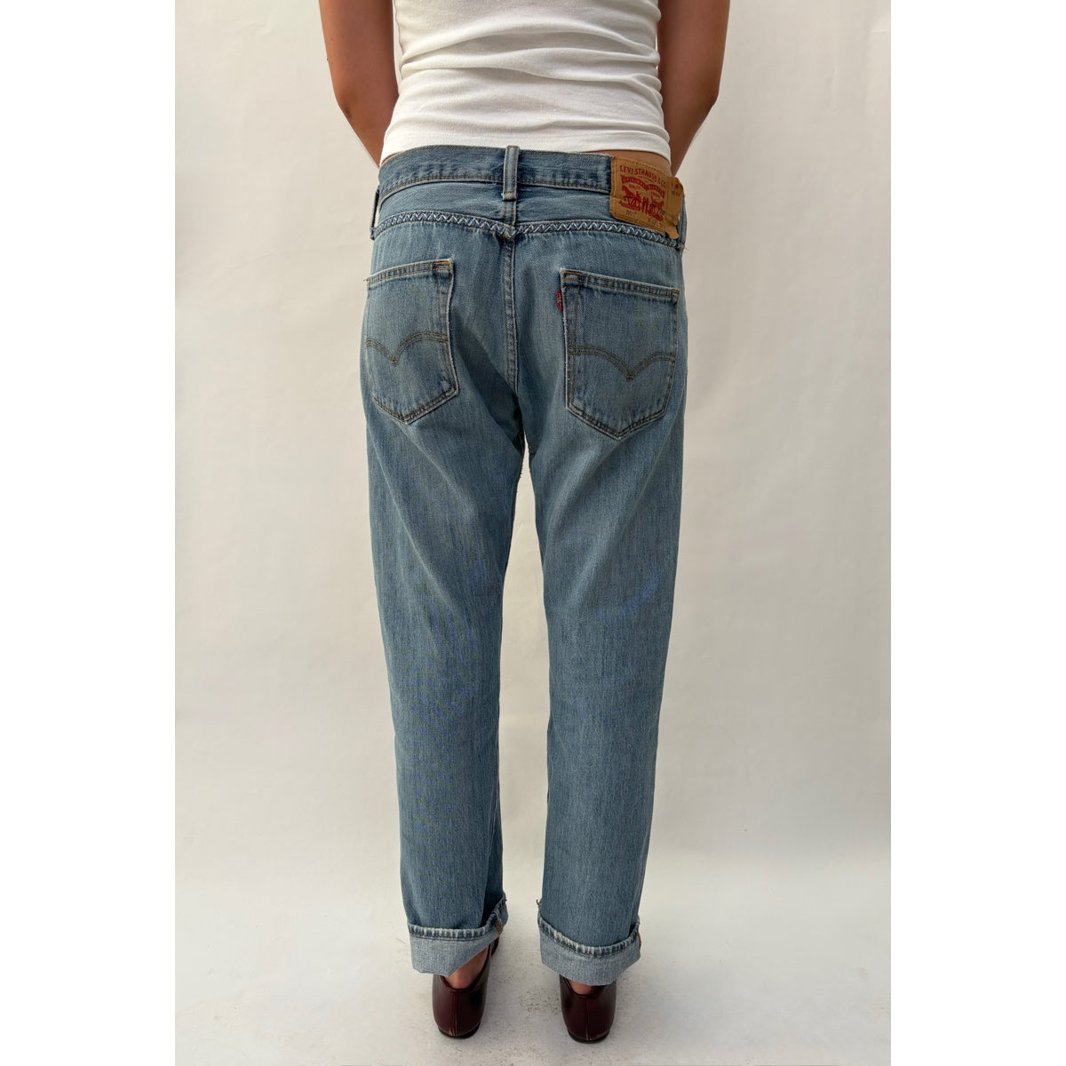 *NEW* Useless Zig Zag Stitch Levi's Orange/Blue