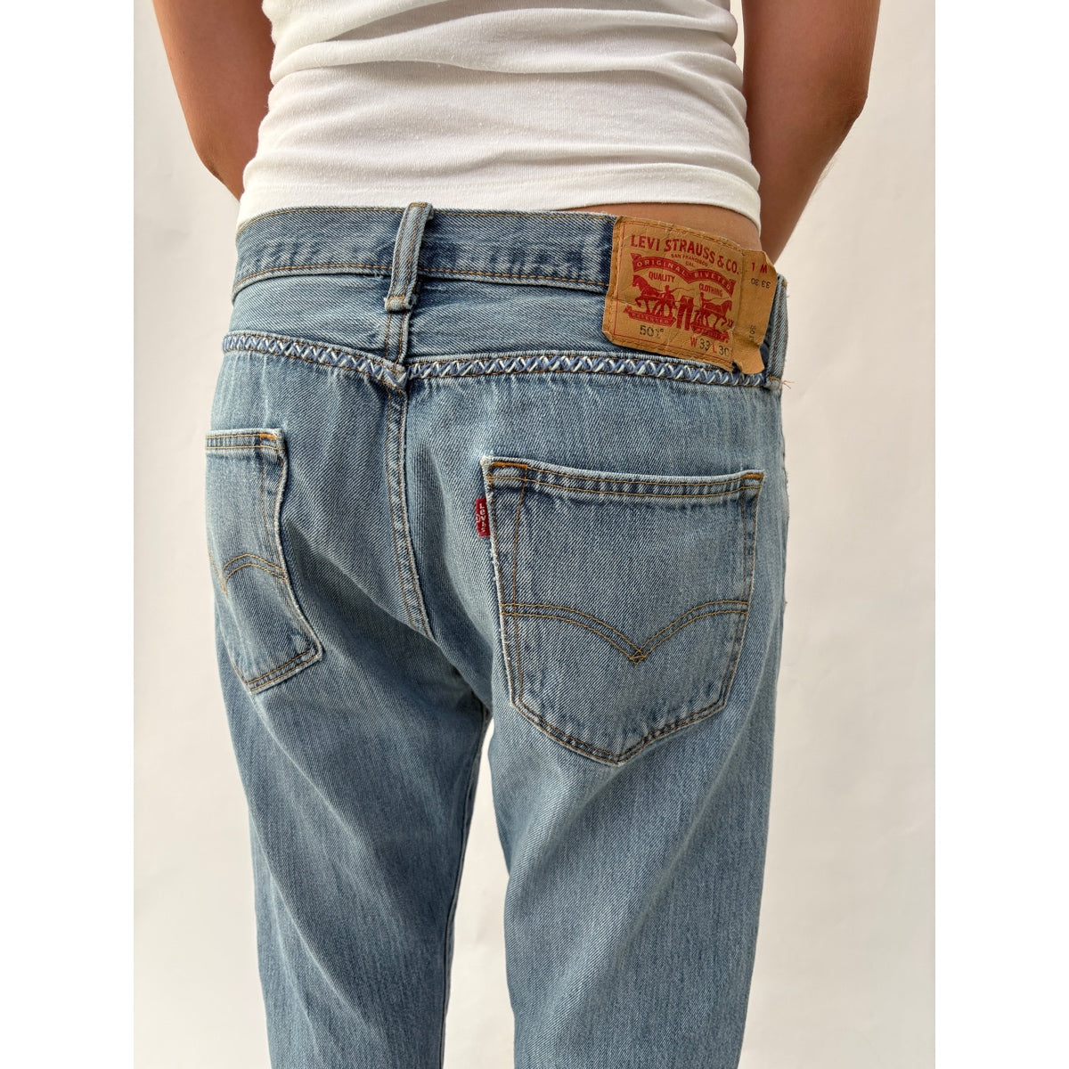 *NEW* Useless Zig Zag Stitch Levi's Orange/Blue