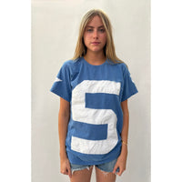 *NEW* Cornflower Blue Letterman T