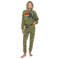 AV Logo Pullover Hoodie Relaxed Camo