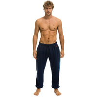 Men's 5 Stripe Sweatpants Navy/Blue