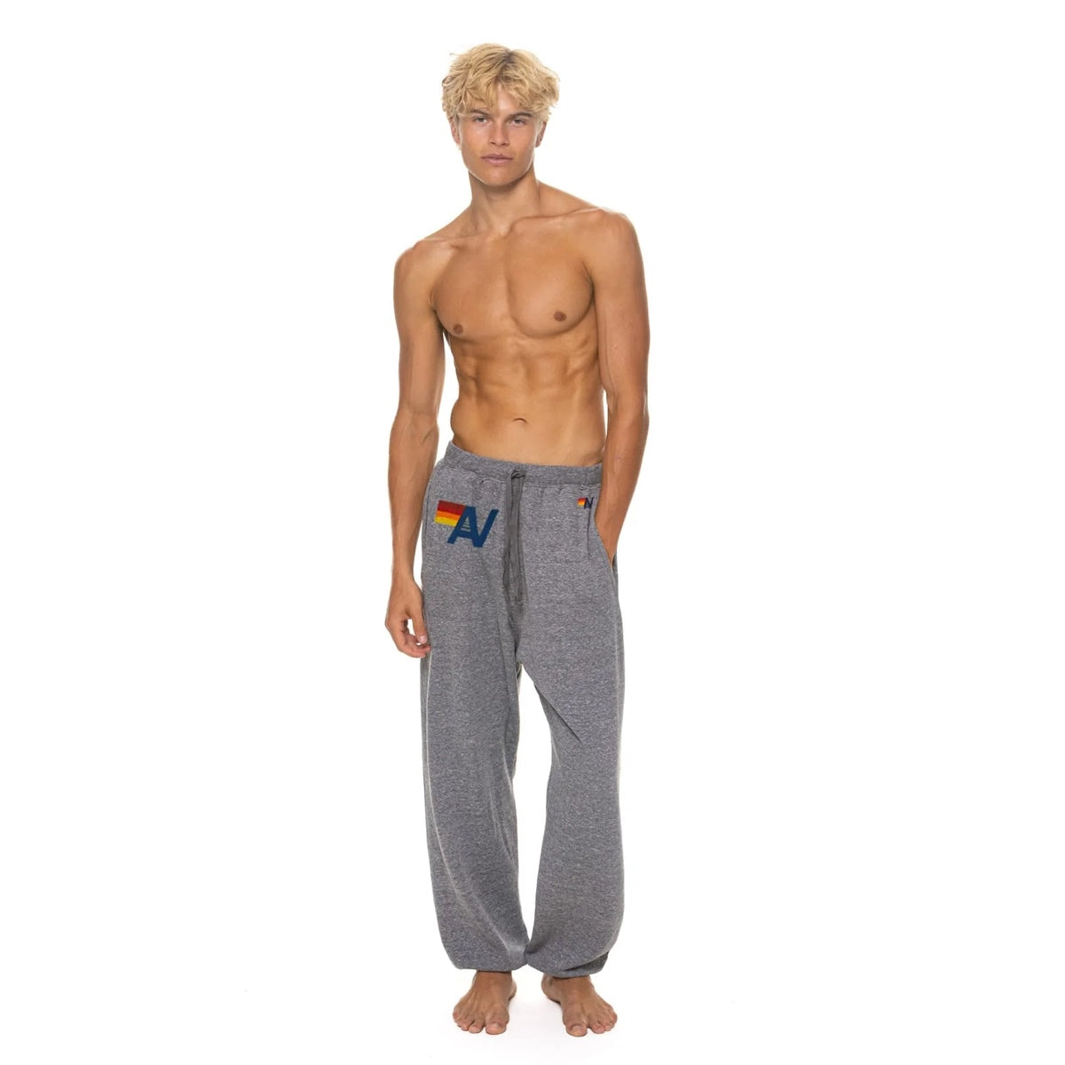 Men's Logo Sweatpants Heather Grey