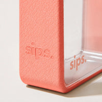 Sips Original Slim Water Bottle Coral