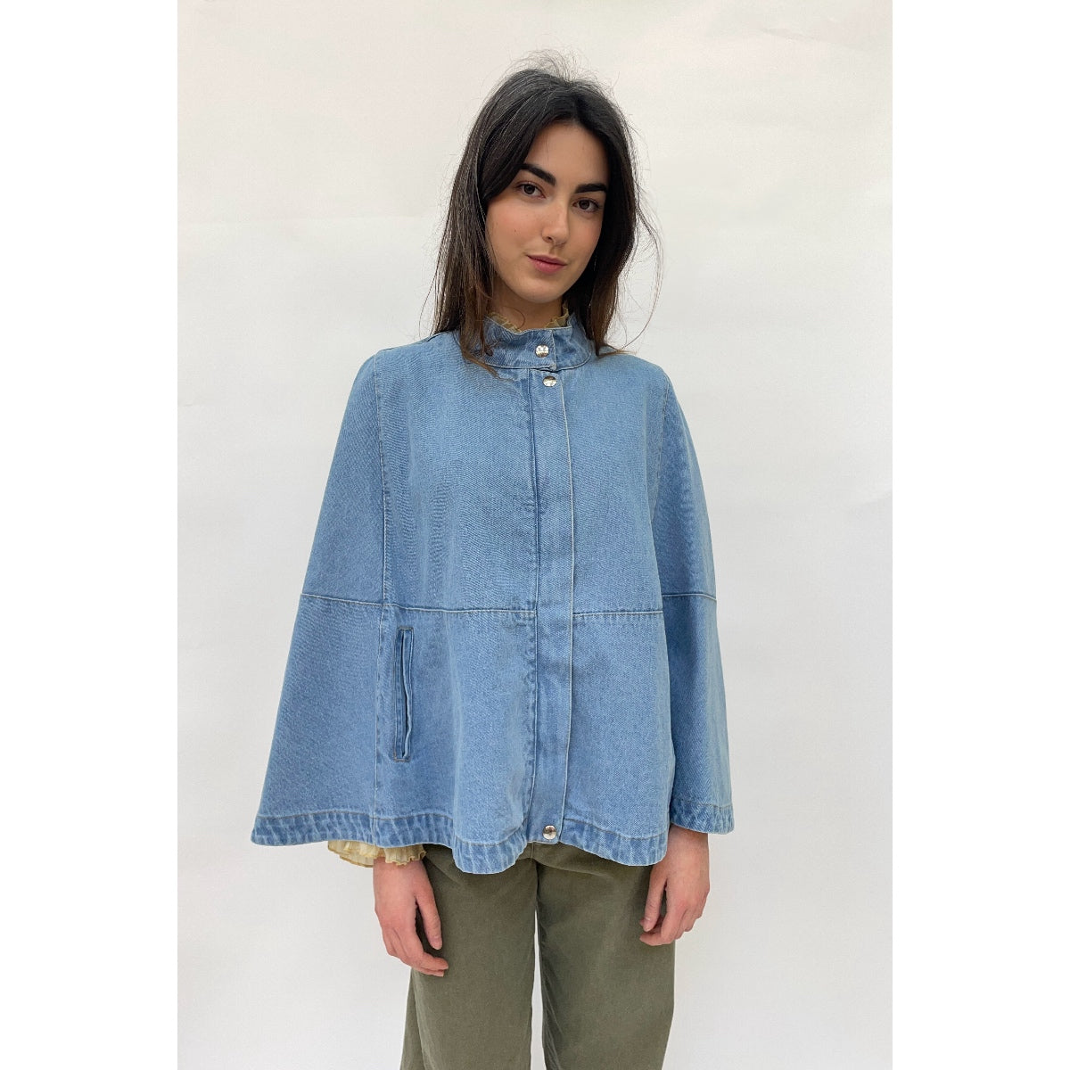 Denim Poncho
