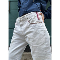 *NEW* Useless White Levis Zig Zag Stitching