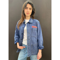 *NEW* Useless Upcycled Blue Work Wear Jacket