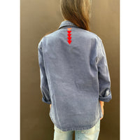 *NEW* Useless Upcycled Blue Work Wear Jacket