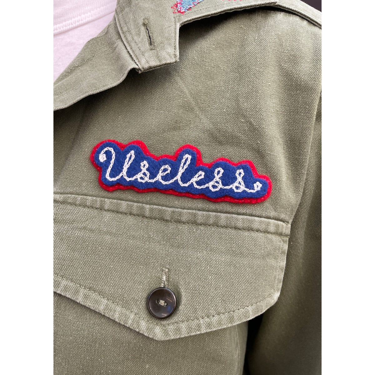 *NEW* Useless Army Shirt With Patches