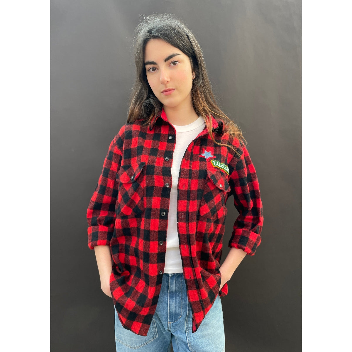 *NEW* Useless Red And Black Plaid Shirt