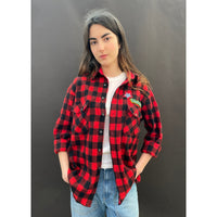 *NEW* Useless Red And Black Plaid Shirt