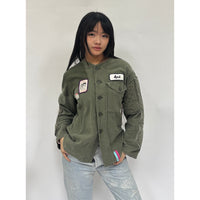 Useless Army Jacket With Appliqué