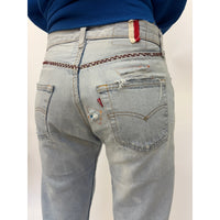 Useless Pale Blue Patched Vintage Levis
