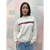 Useless White Stripe Sweatshirt