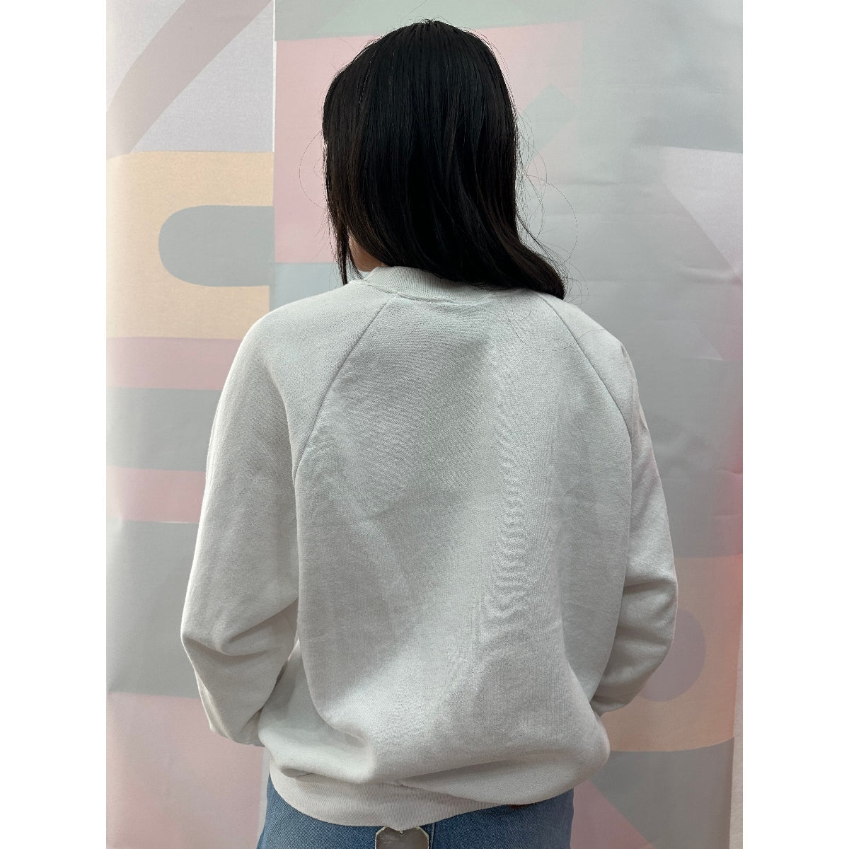 Useless White Stripe Sweatshirt