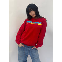 Useless Red Stripe Sweatshirt
