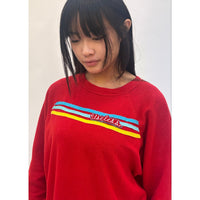 Useless Red Stripe Sweatshirt