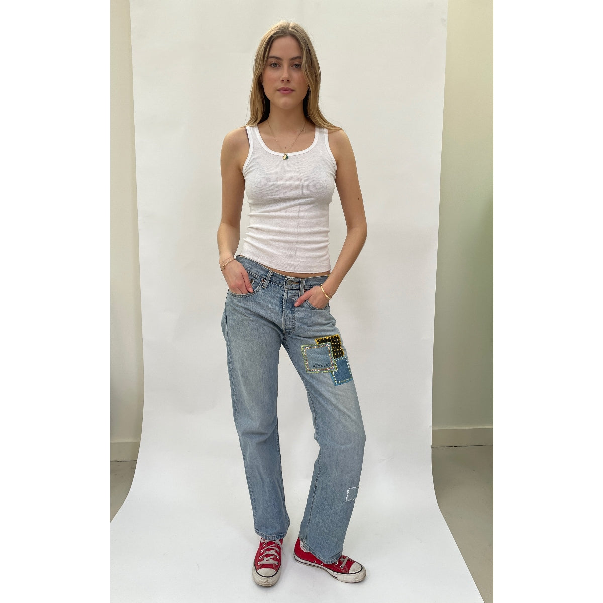Useless Patched up Levi's