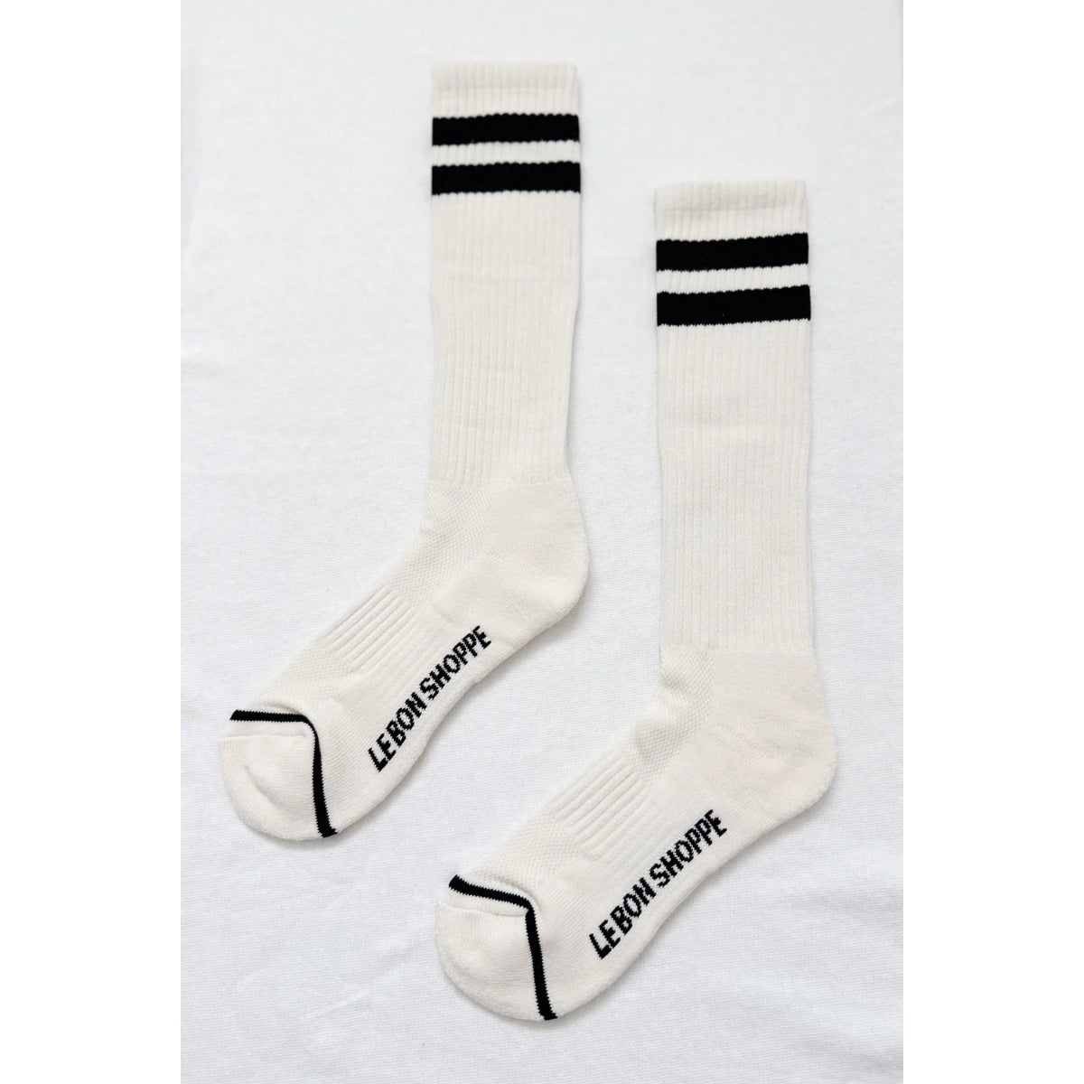 *NEW STYLE* Knee High Boyfriend Socks Cream