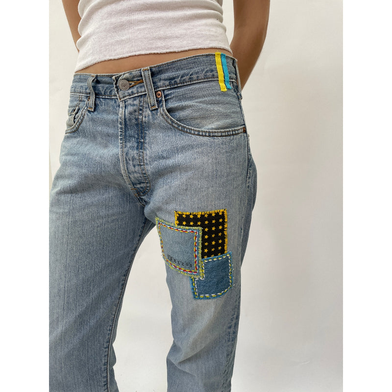 Useless Patched up Levi's
