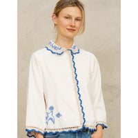 *PRE ORDER* Frady Crochet Trim Top