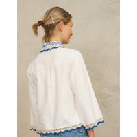 *PRE ORDER* Frady Crochet Trim Top