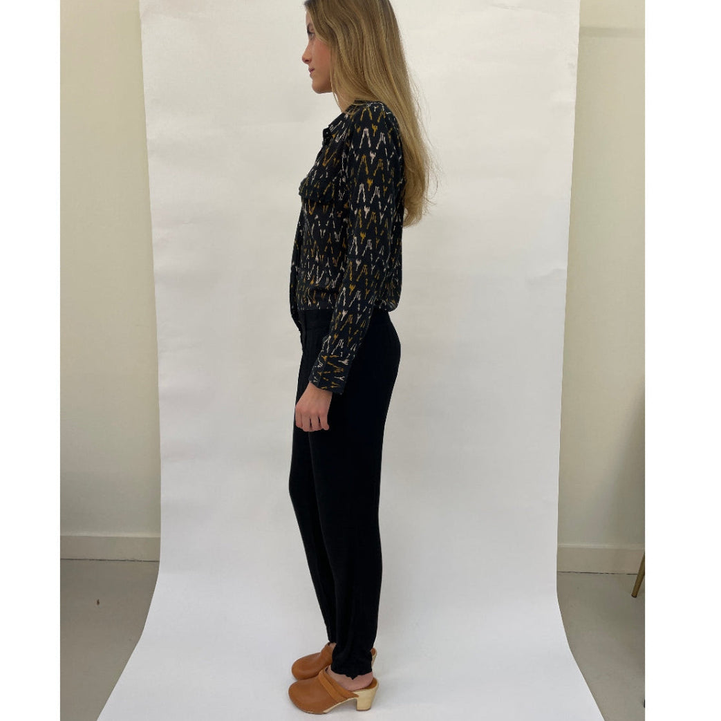 Stella Forrest Abstract Print Jumpsuit