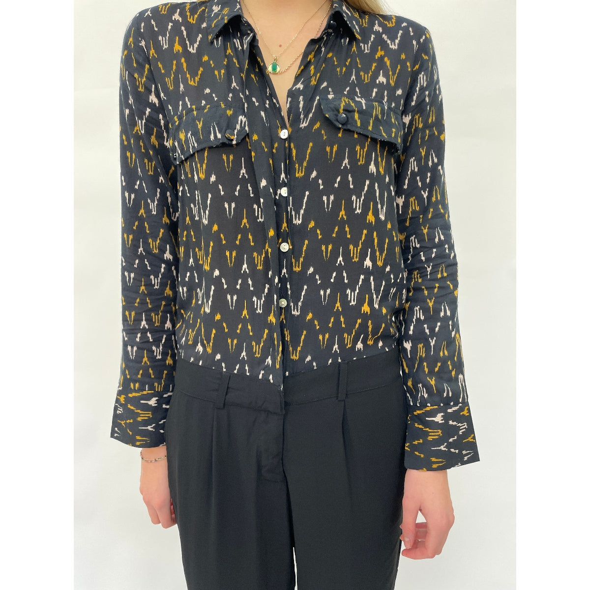 Stella Forrest Abstract Print Jumpsuit