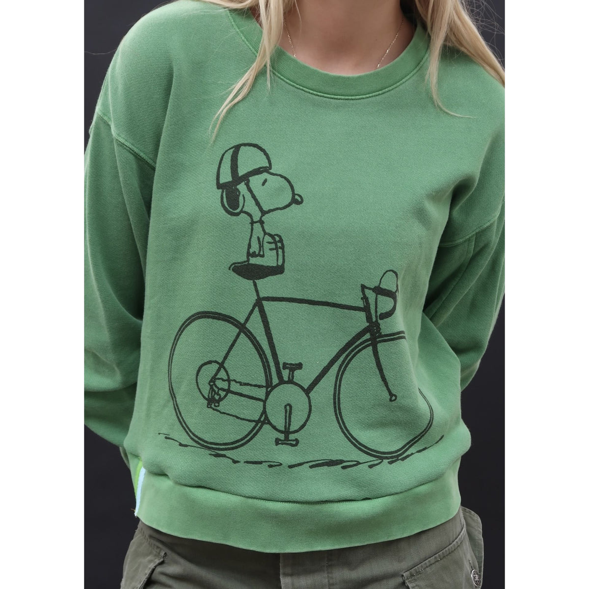 Useless Snoopy Sweatshirt Green
