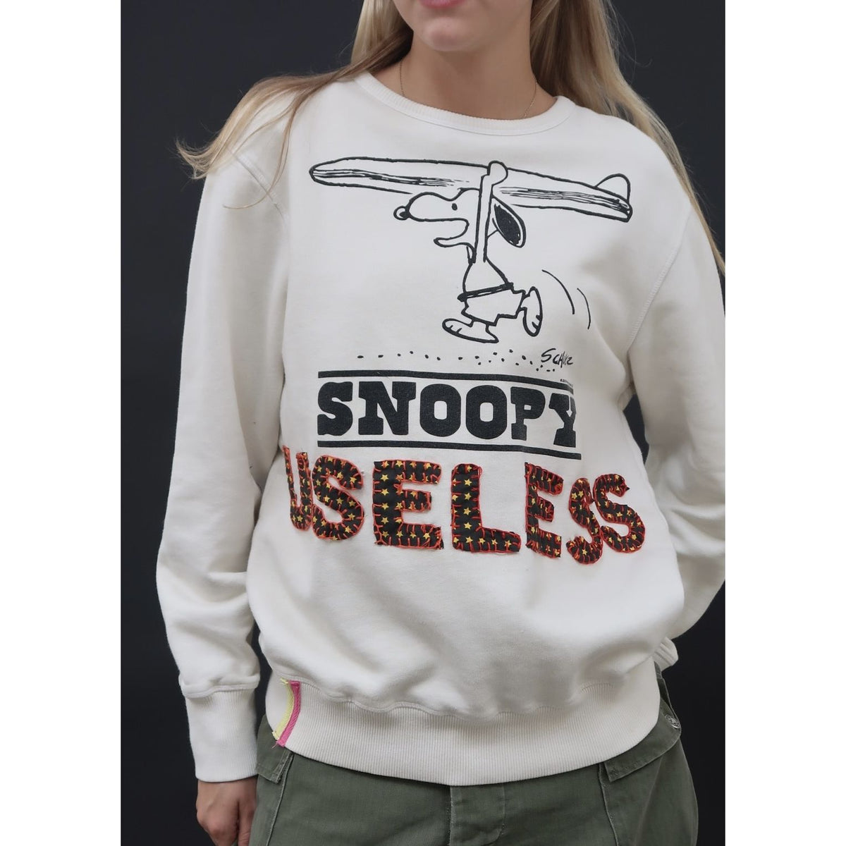 Useless Snoopy Sweat White